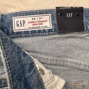 GAP Denim- Cheeky Straight Highrise 26